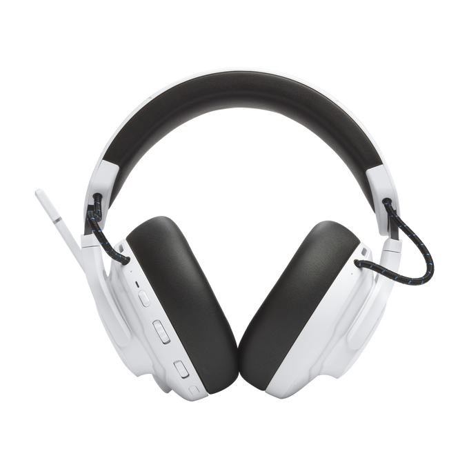 JBL Quantum 910P Console Wireless - White - Wireless over-ear console gaming headset with head tracking-enhanced, Active Noise Cancelling and Bluetooth - Back image number null